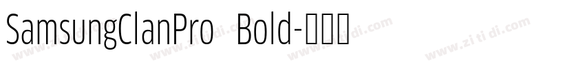 SamsungClanPro Bold字体转换